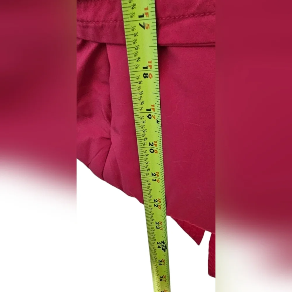 Chaps - Girls Pink Puffer Vest Belt Included​